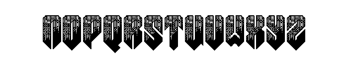 Pixel Demon Regular Font UPPERCASE