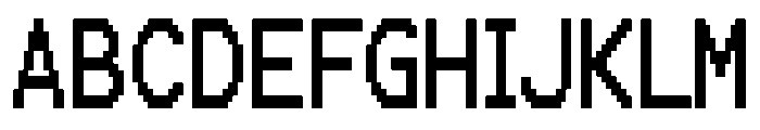 Pixel Forge Regular Font UPPERCASE