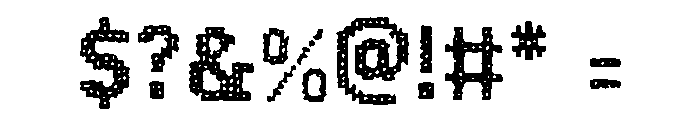 Pixel Hybrid Font OTHER CHARS