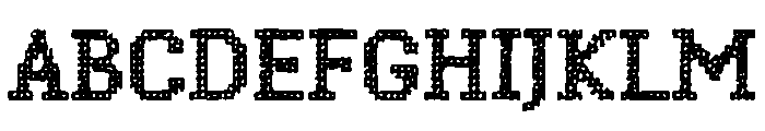 Pixel Hybrid Font UPPERCASE