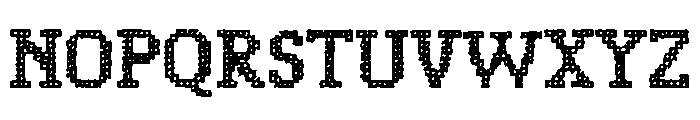 Pixel Hybrid Font UPPERCASE