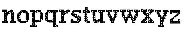 Pixel Hybrid Font LOWERCASE