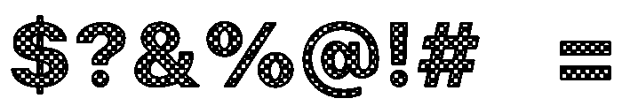 Pixel Mosaic Font OTHER CHARS