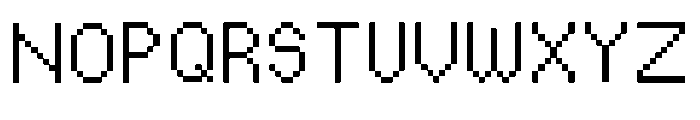 Pixel Perfect Regular Font UPPERCASE