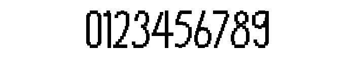 Pixel Thin Electro Regular Font OTHER CHARS