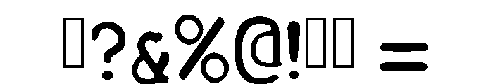 Pixel Typewriter Regular Font OTHER CHARS