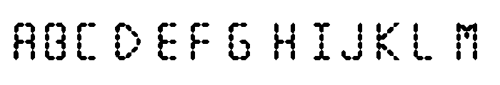 Pixelarc Regular Font UPPERCASE