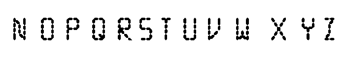 Pixelarc Regular Font LOWERCASE