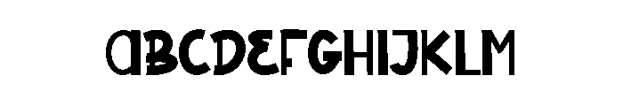 Pizza Baking Font UPPERCASE