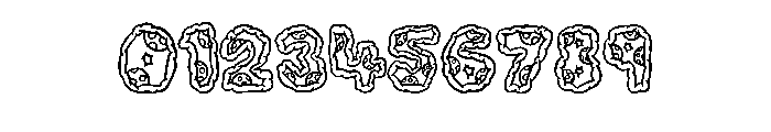 Pizza Letters By Squeeb Regular Font OTHER CHARS