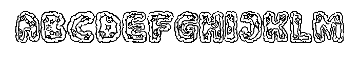 Pizza Letters By Squeeb Regular FONT