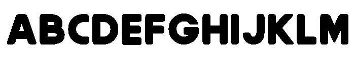 Pizzaroo Regular Font UPPERCASE