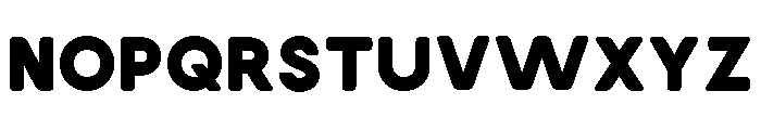 Pizzaroo Regular Font UPPERCASE