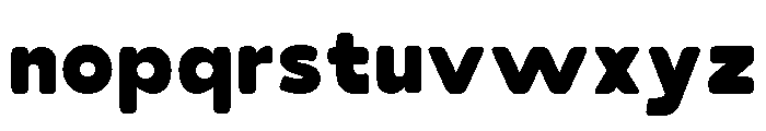Pizzaroo Regular Font LOWERCASE