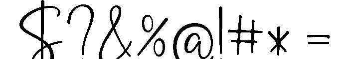 pinky girl Regular Font OTHER CHARS