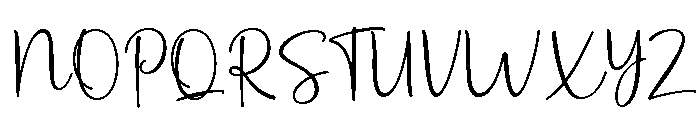 pinky girl Regular Font UPPERCASE