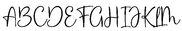 pinkygirl-Regular Font UPPERCASE