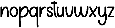 PISTACHIO Regular otf (400) Font LOWERCASE
