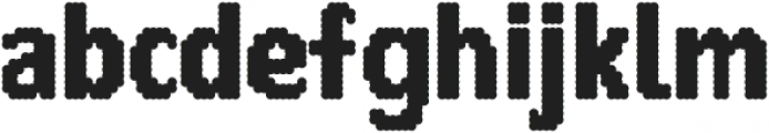 PIXEL Pattern CircleCloud ttf (400) Font LOWERCASE