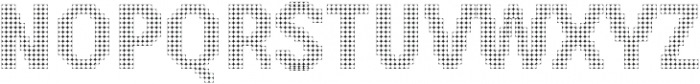 PIXEL Pattern SquareFlicker ttf (400) Font UPPERCASE