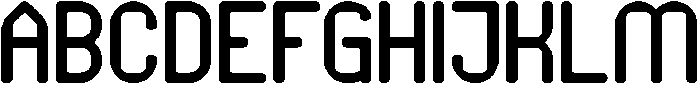PIXEL ROUND Bold otf (700) Font UPPERCASE