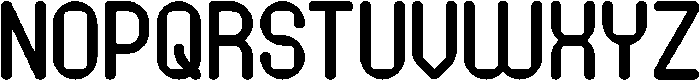 PIXEL ROUND Bold otf (700) Font UPPERCASE