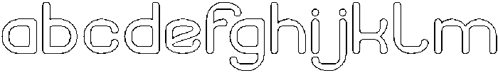 PIXEL ROUND-Hollow otf (400) FONT