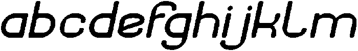 PIXEL ROUND Italic otf (400) FONT