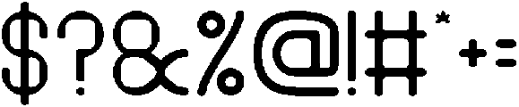 PIXEL ROUND-Light otf (300) Font OTHER CHARS