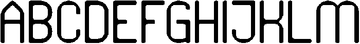 PIXEL ROUND-Light otf (300) Font UPPERCASE