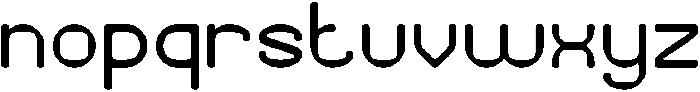 PIXEL ROUND-Light otf (300) Font LOWERCASE