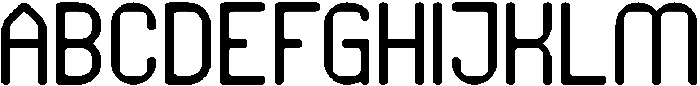 PIXEL ROUND otf (400) Font UPPERCASE