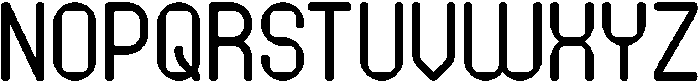PIXEL ROUND otf (400) Font UPPERCASE