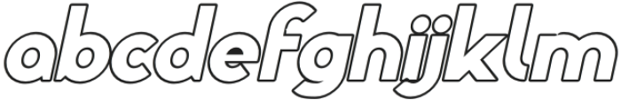 Piala Italic Outline otf (400) FONT