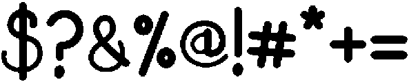 Pibbo Regular otf (400) Font OTHER CHARS