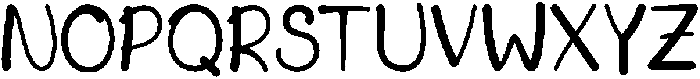 Pibbo Regular otf (400) Font LOWERCASE