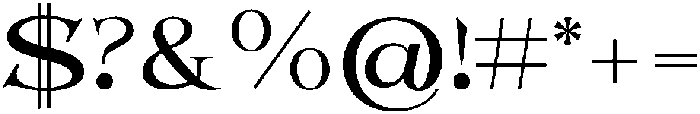 Picabro otf (400) Font OTHER CHARS