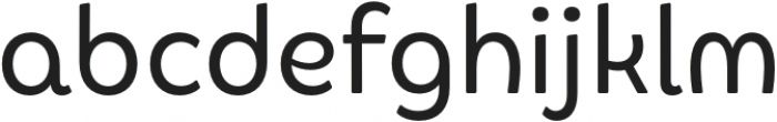 Picaflor Soft Regular otf (400) Font LOWERCASE