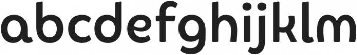 Picaflor Soft SemiBold otf (600) Font LOWERCASE