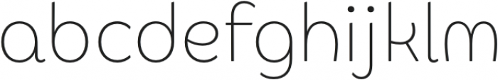 Picaflor Soft Thin otf (100) Font LOWERCASE