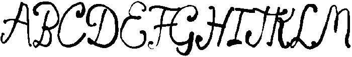 Picasso by Moonlight Upright otf (300) Font UPPERCASE