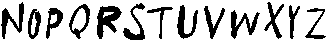 Picasso's Paintbrush Caps Reg otf (400) Font UPPERCASE