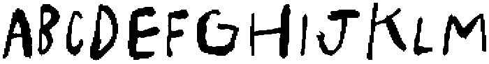 Picasso's Paintbrush Caps Reg otf (400) FONT