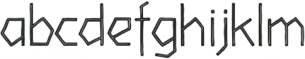 Piccata Regular Inline otf (400) Font LOWERCASE