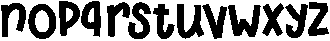 Pickles Display otf (400) Font LOWERCASE