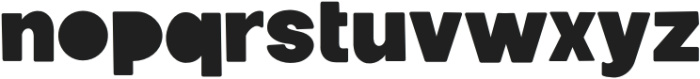 Picklestone otf (400) Font LOWERCASE