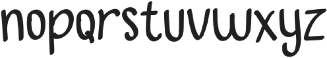 PickmeRegular otf (400) Font LOWERCASE