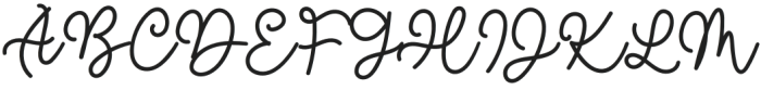 Picky Mother Regular otf (400) Font UPPERCASE