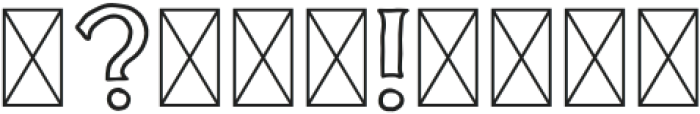 Picnic Filled Linework otf (400) Font OTHER CHARS