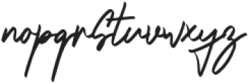 Pictures Signature otf (400) Font LOWERCASE